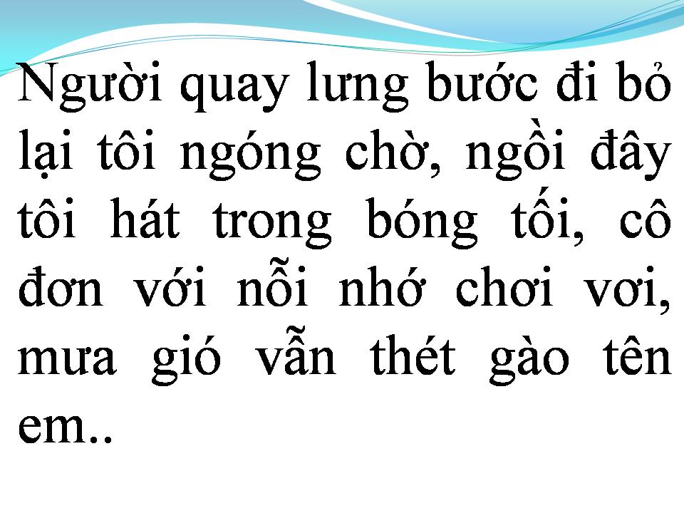 Lời bài hát CHẠY TRỐN KỶ NIỆM