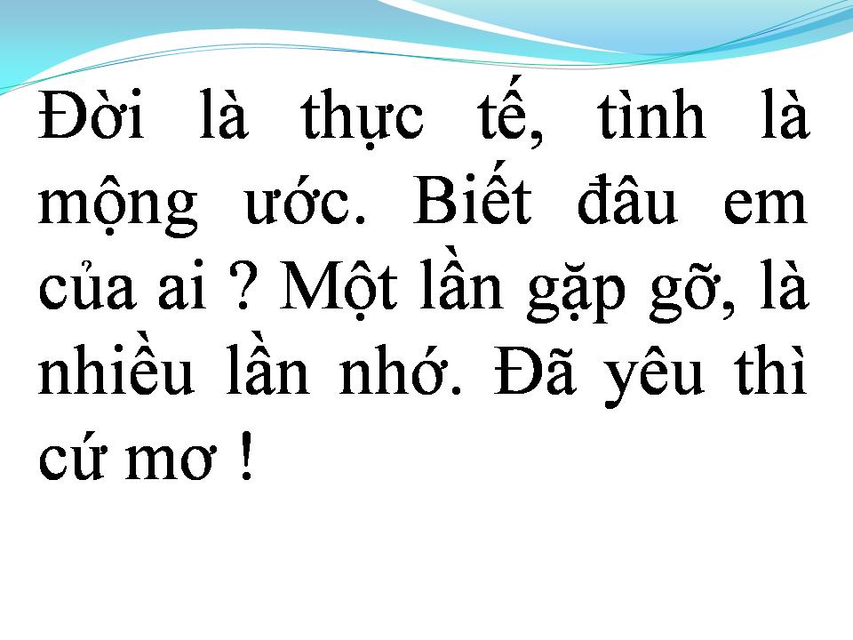 Lời bài hát CHẲNG DÁM LÀM QUEN