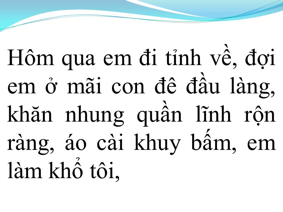Lời bài hát CHÂN QUÊ