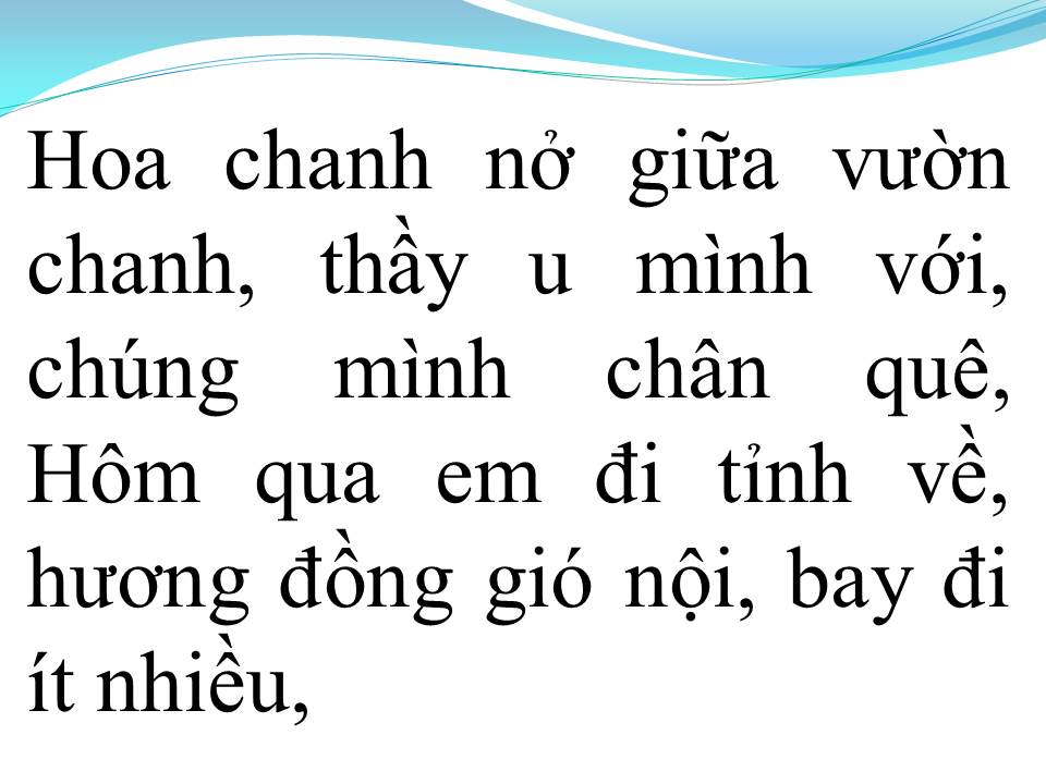 Lời bài hát CHÂN QUÊ