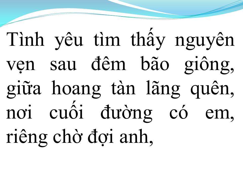 Lời bài hát CHÂN TÌNH