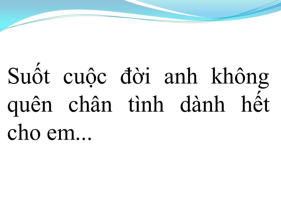 Lời bài hát CHÂN TÌNH