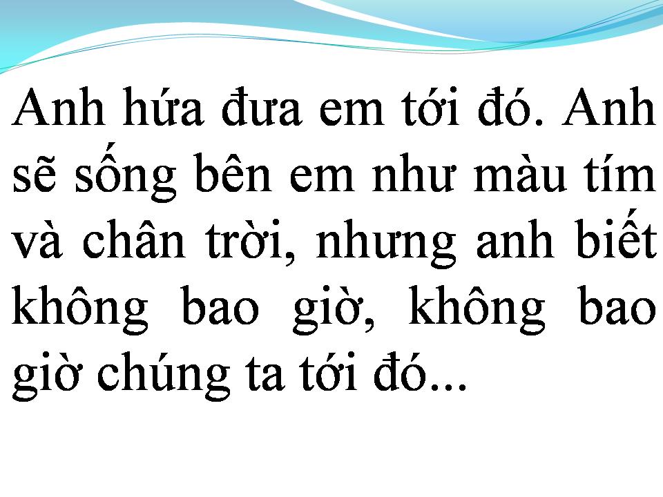 Lời bài hát CHÂN TRỜI TÍM