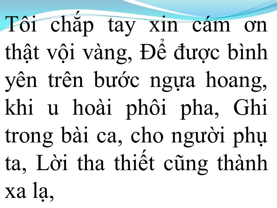 Lời bài hát CHẤP TAY LẠY NGƯỜI