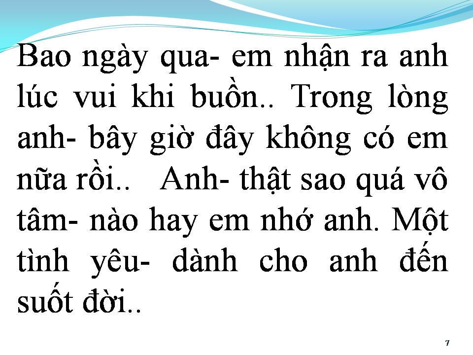 Lời bài hát CHỈ CẦN ANH YÊU EM LÀ ĐỦ