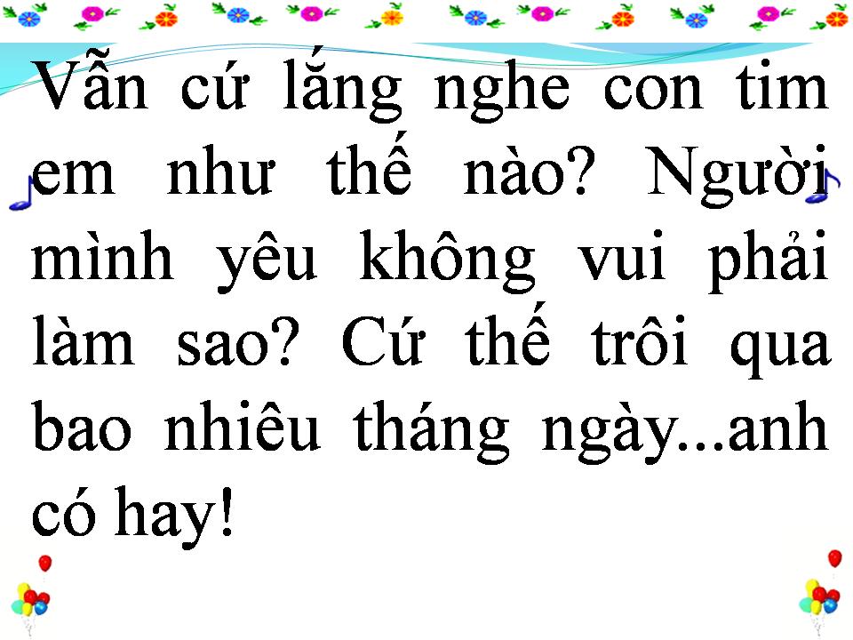 Lời bài hát CHỈ CẦN EM HẠNH PHÚC