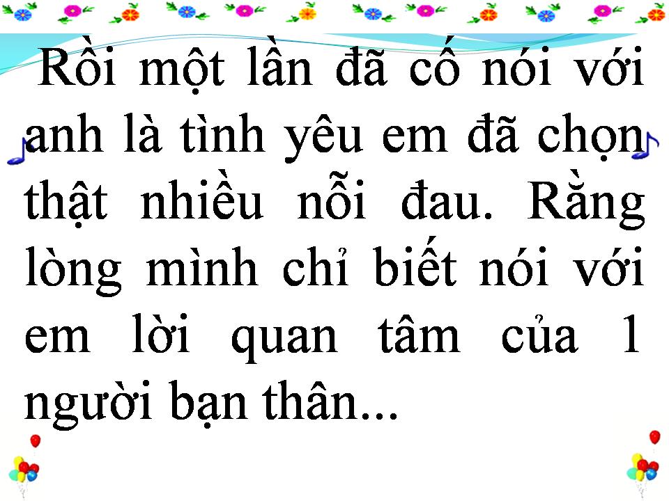 Lời bài hát CHỈ CẦN EM HẠNH PHÚC