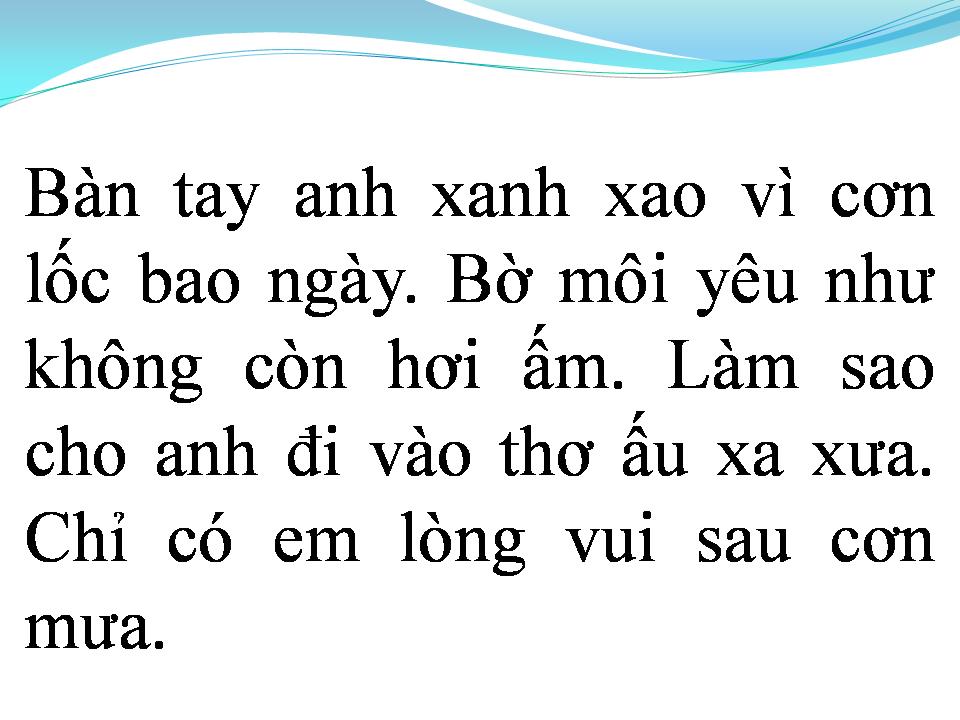Lời bài hát CHỈ CÓ EM 