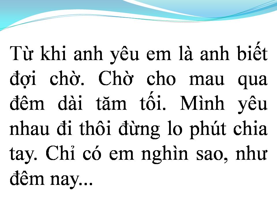 Lời bài hát CHỈ CÓ EM 