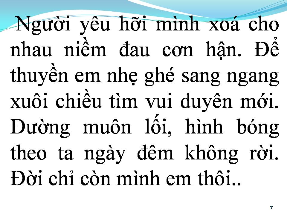 Lời bài hát CHỈ CÒN MÌNH ANH