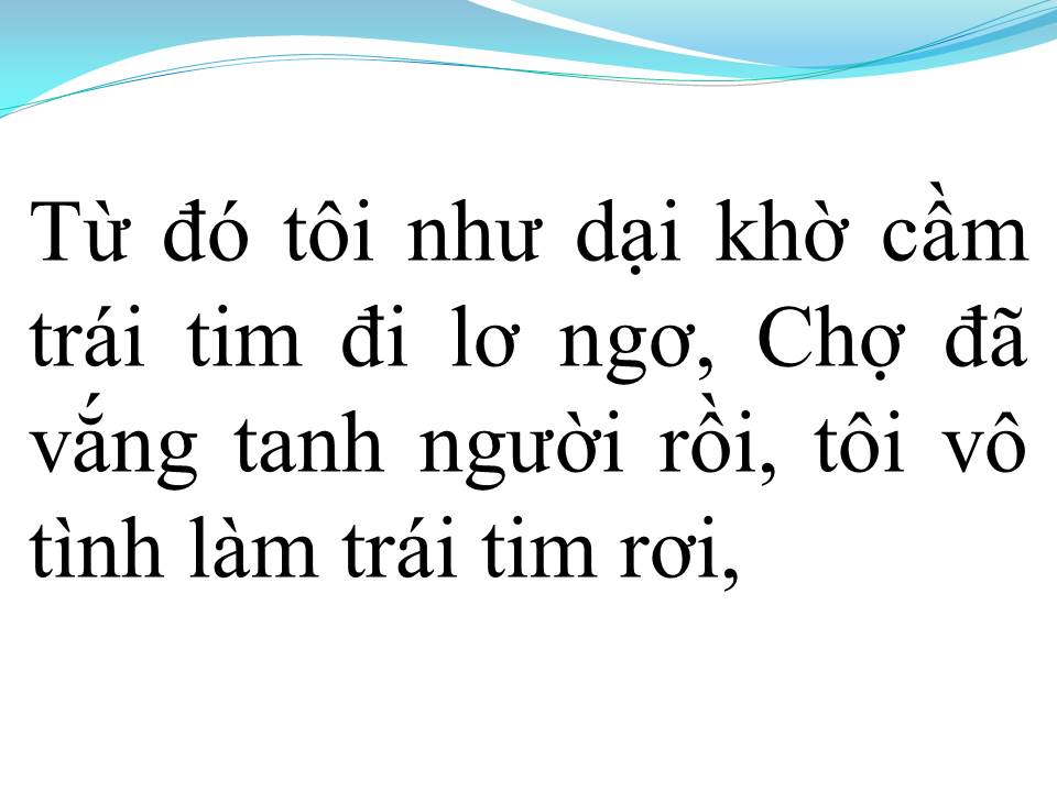 Lời bài hát CHỈ CÒN TRÁI TIM