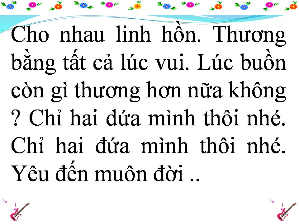 Lời bài hát CHỈ HAI ĐỨA MÌNH