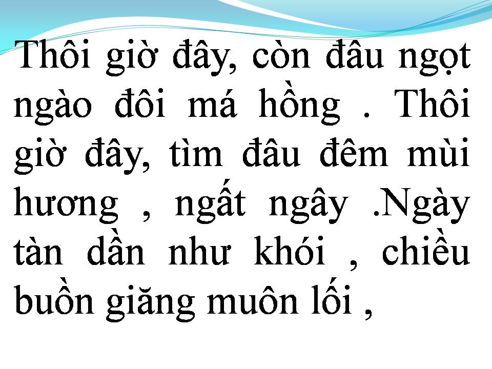 Lời bài hát CHỈ LÀ GIẤC MƠ QUA