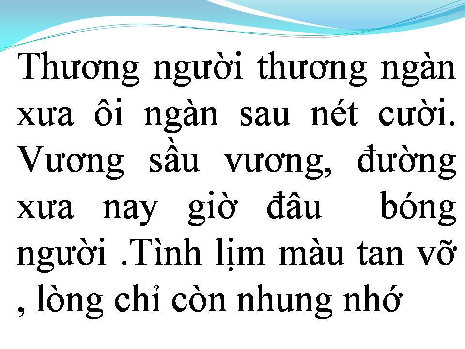 Lời bài hát CHỈ LÀ GIẤC MƠ QUA