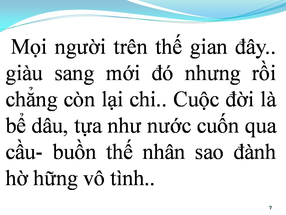 Lời bài hát CHỈ LÀ PHÙ DU