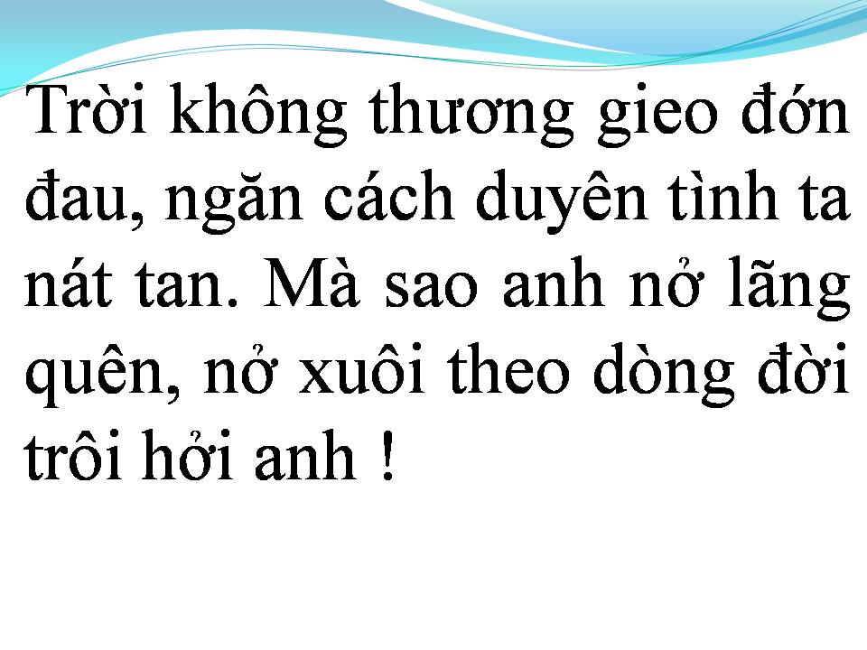 Lời bài hát CHỈ MỘT LẦN THÔI