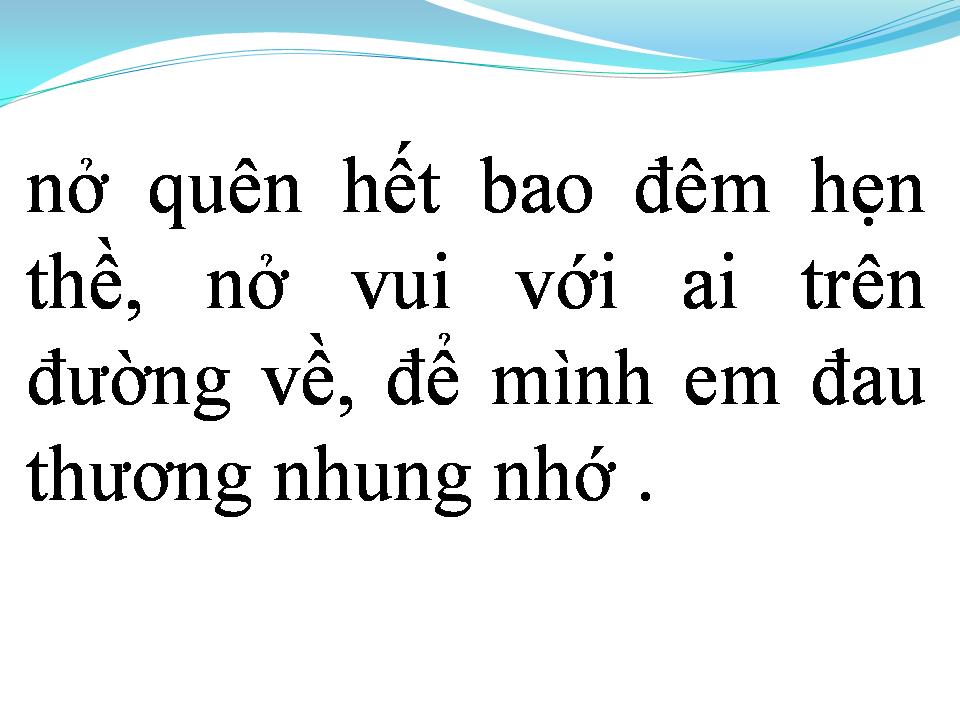 Lời bài hát CHỈ MỘT LẦN THÔI