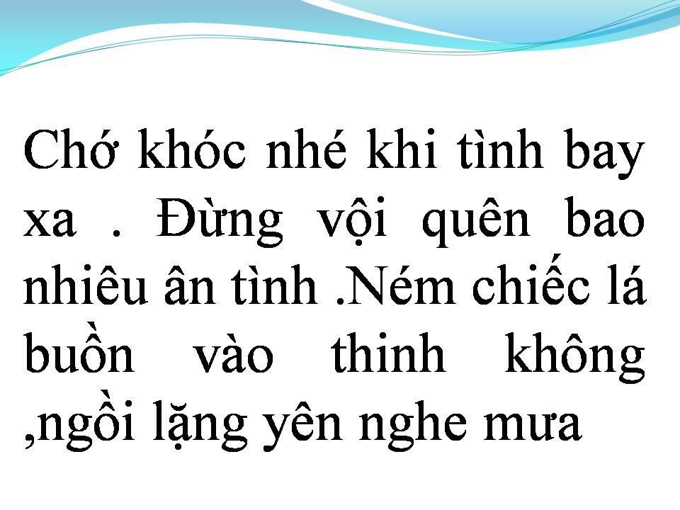 Lời bài hát CHỈ RIÊNG MÌNH ANH