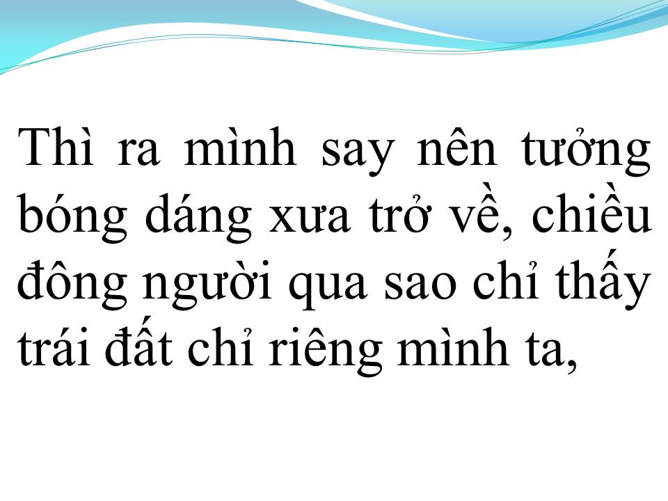 Lời bài hát CHỈ RIÊNG MÌNH TA