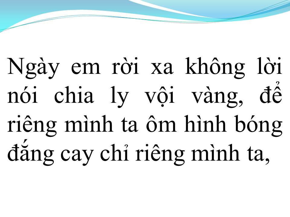 Lời bài hát CHỈ RIÊNG MÌNH TA