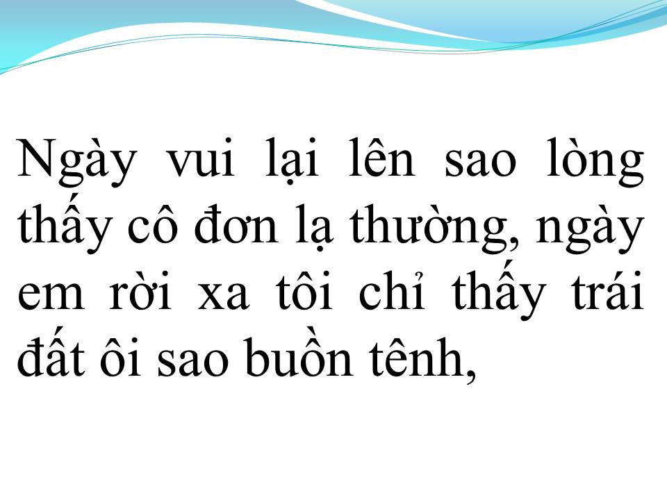 Lời bài hát CHỈ RIÊNG MÌNH TA