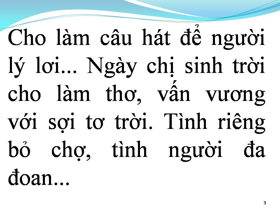 Lời bài hát CHỊ TÔI