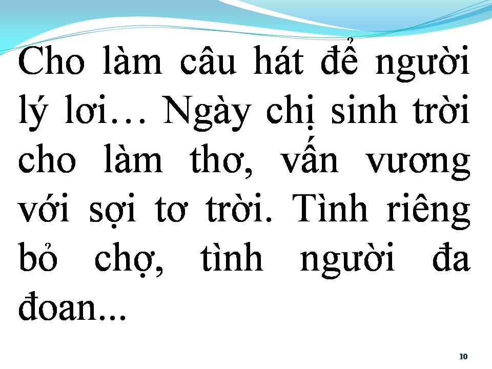 Lời bài hát CHỊ TÔI