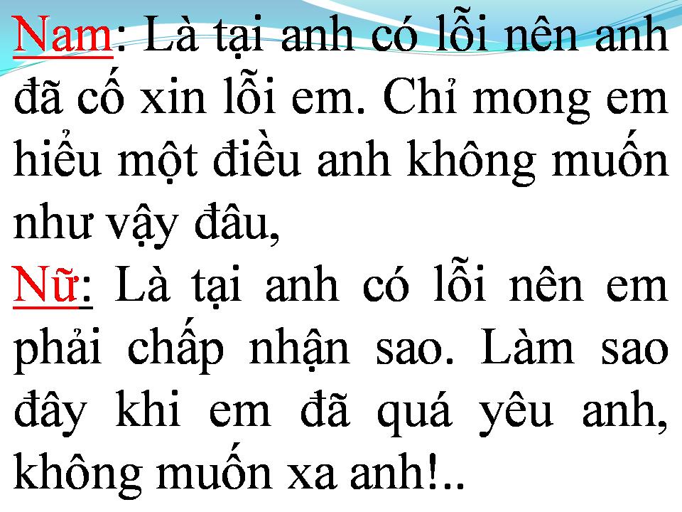 Lời bài hát CHIA ĐÔI MỘT TRÁI TIM