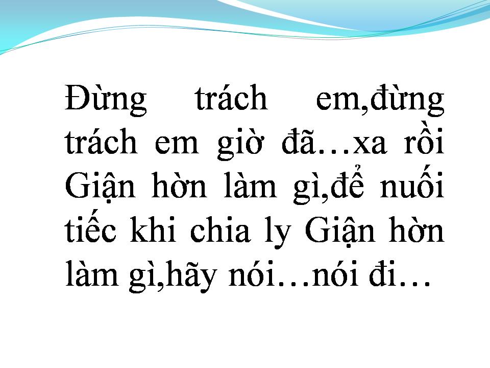 Lời bài hát CHIA LY