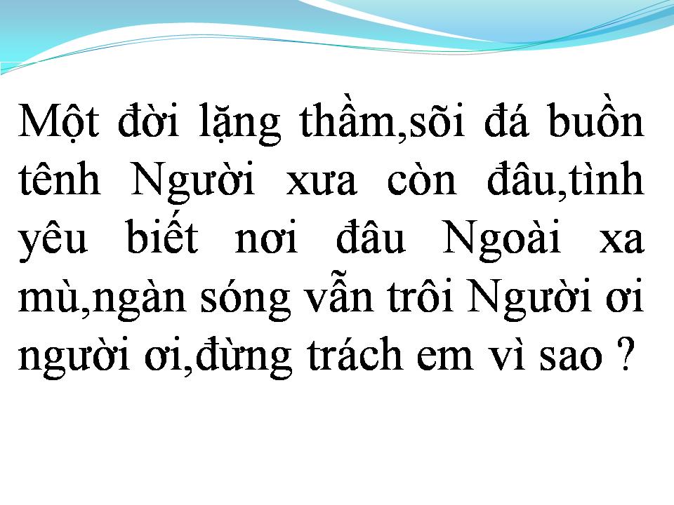 Lời bài hát CHIA LY