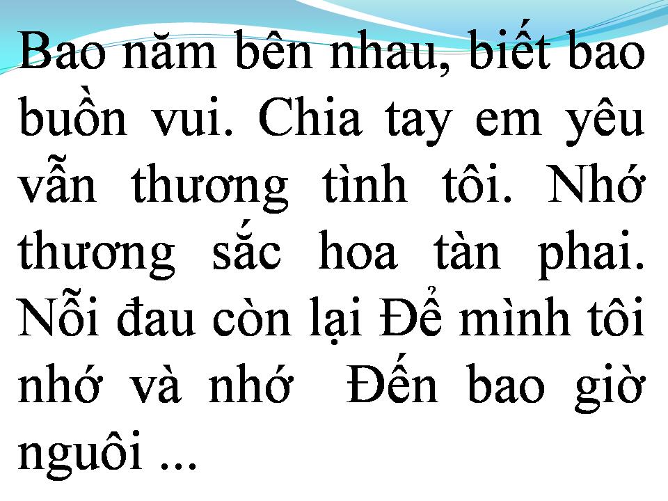 Lời bài hát CHIA TAY CHIỀU MƯA