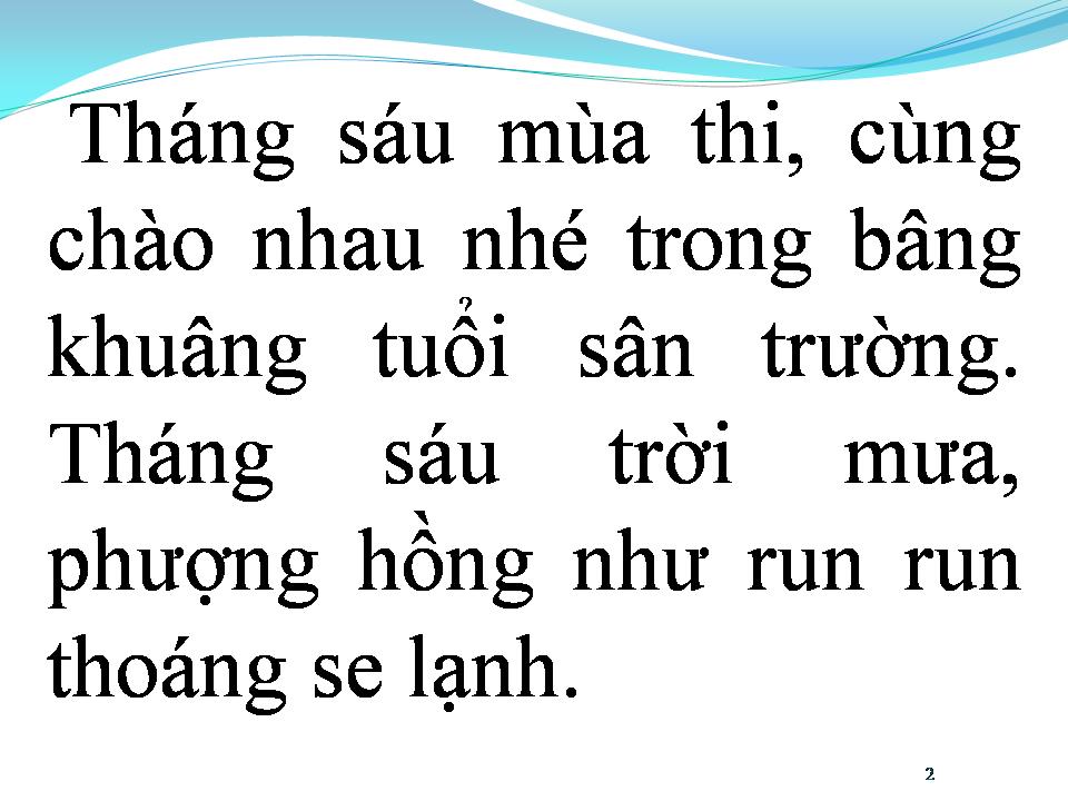 Lời bài hát CHIA TAY MÙA HẠ
