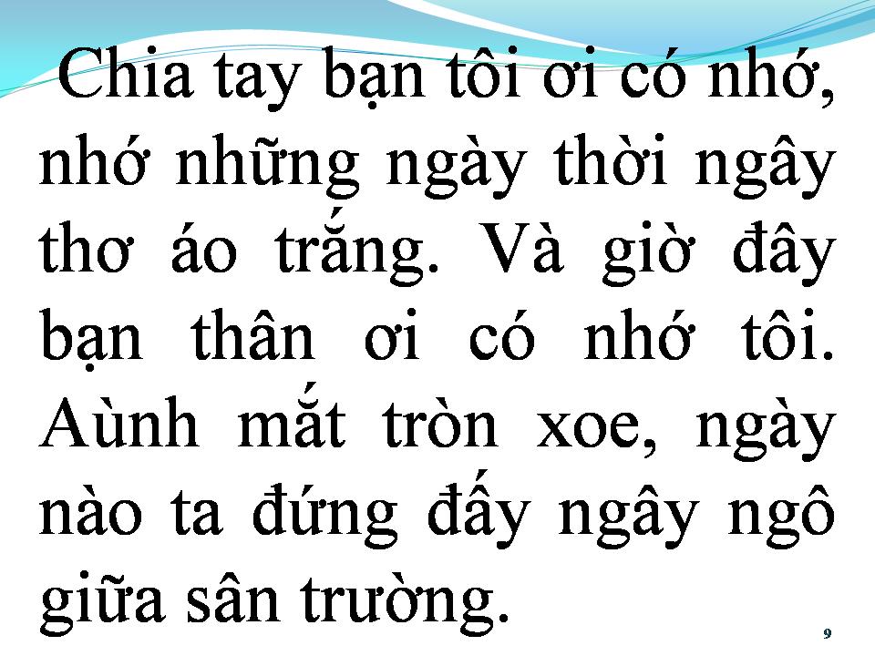 Lời bài hát CHIA TAY MÙA HẠ