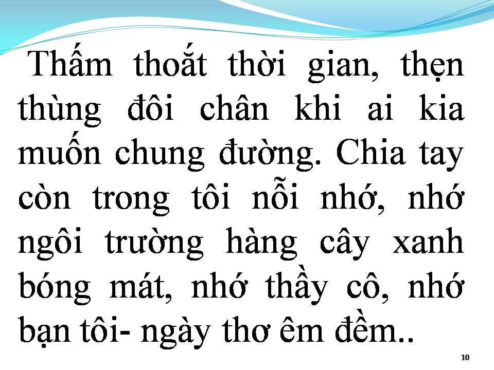 Lời bài hát CHIA TAY MÙA HẠ
