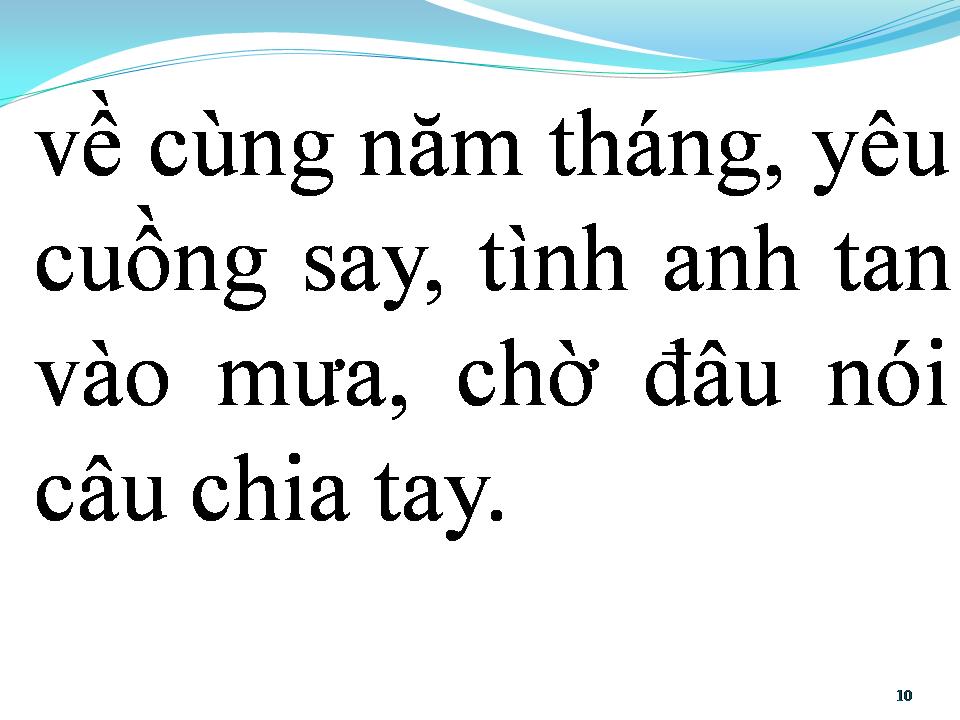 Lời bài hát CHIA TAY TRONG MƯA