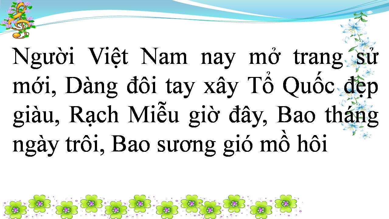 Lời bài hát CHIẾC CẦU DÂNG BÁC