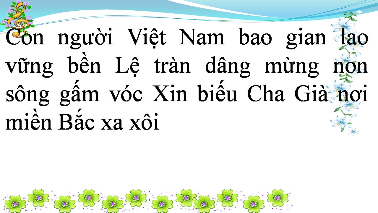 Lời bài hát CHIẾC CẦU DÂNG BÁC