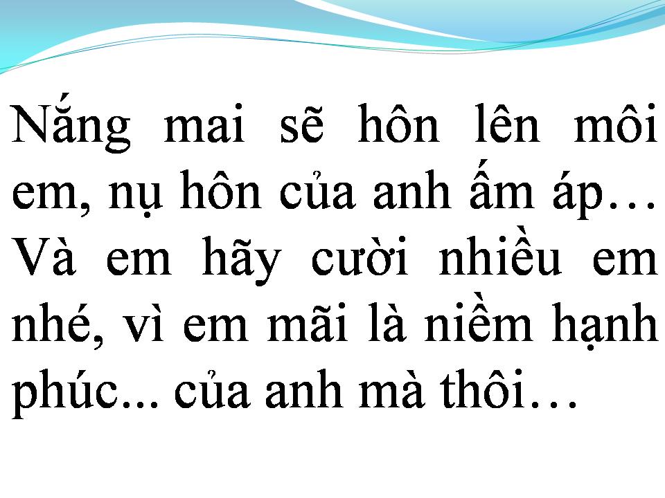 Lời bài hát CHIẾC KHĂN GIÓ ẤM