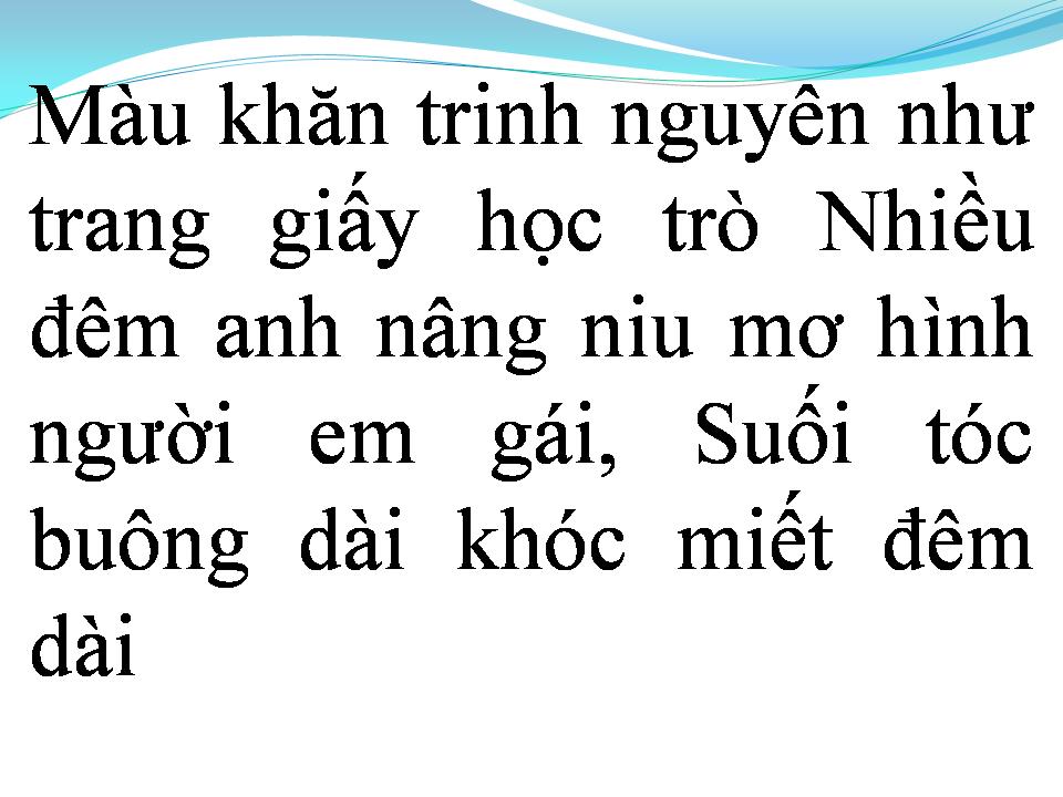 Lời bài hát CHIẾC KHĂN MÀU TÍM
