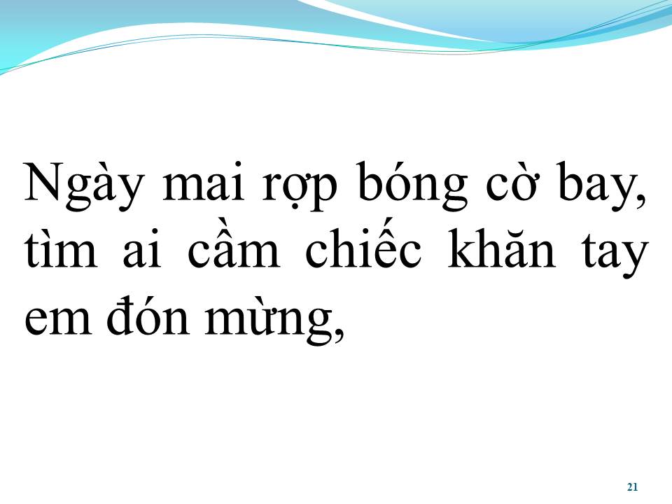 Lời bài hát CHIẾC KHĂN TAY