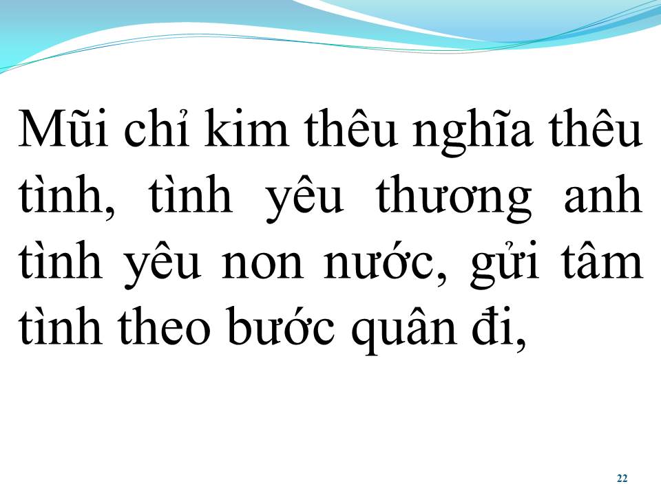 Lời bài hát CHIẾC KHĂN TAY