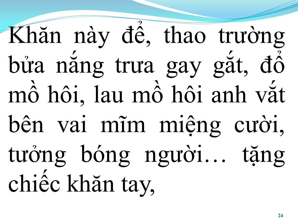 Lời bài hát CHIẾC KHĂN TAY