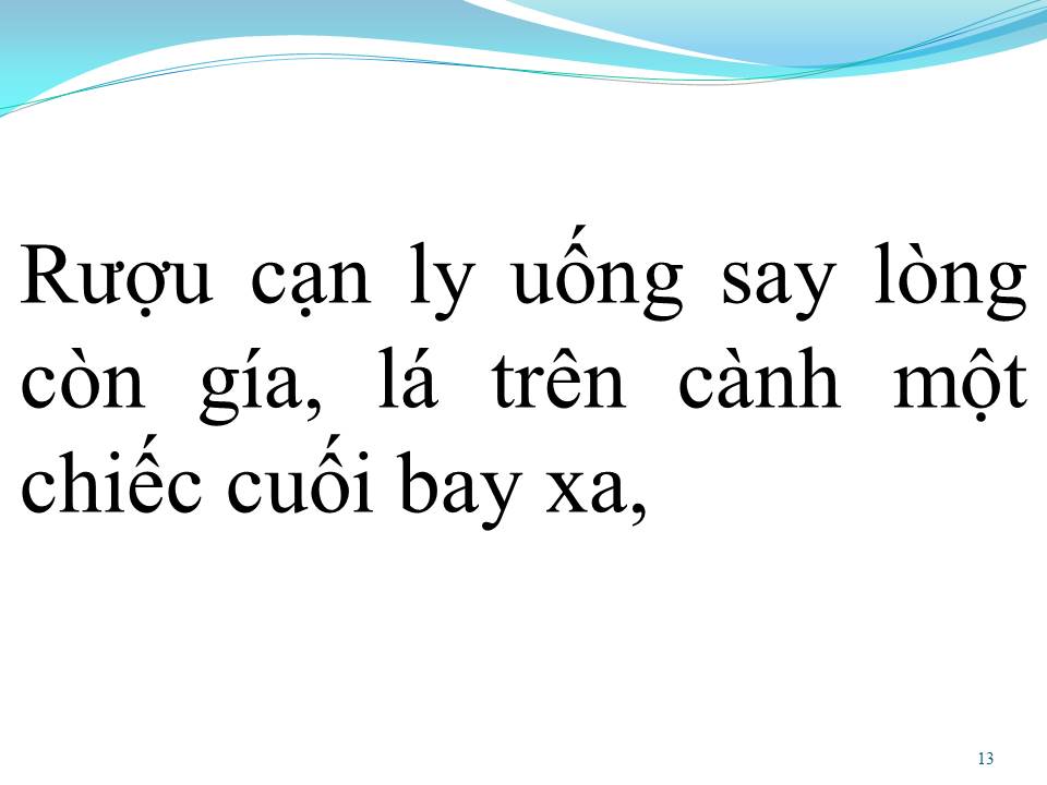 Lời bài hát CHIẾC LÁ CUỐI CÙNG
