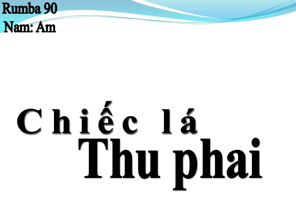 Lời bài hát CHIẾC LÁ THU PHAI