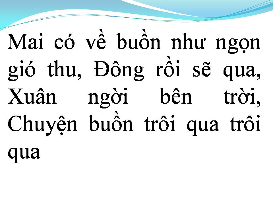Lời bài hát CHIẾC LÁ VÔ TÌNH