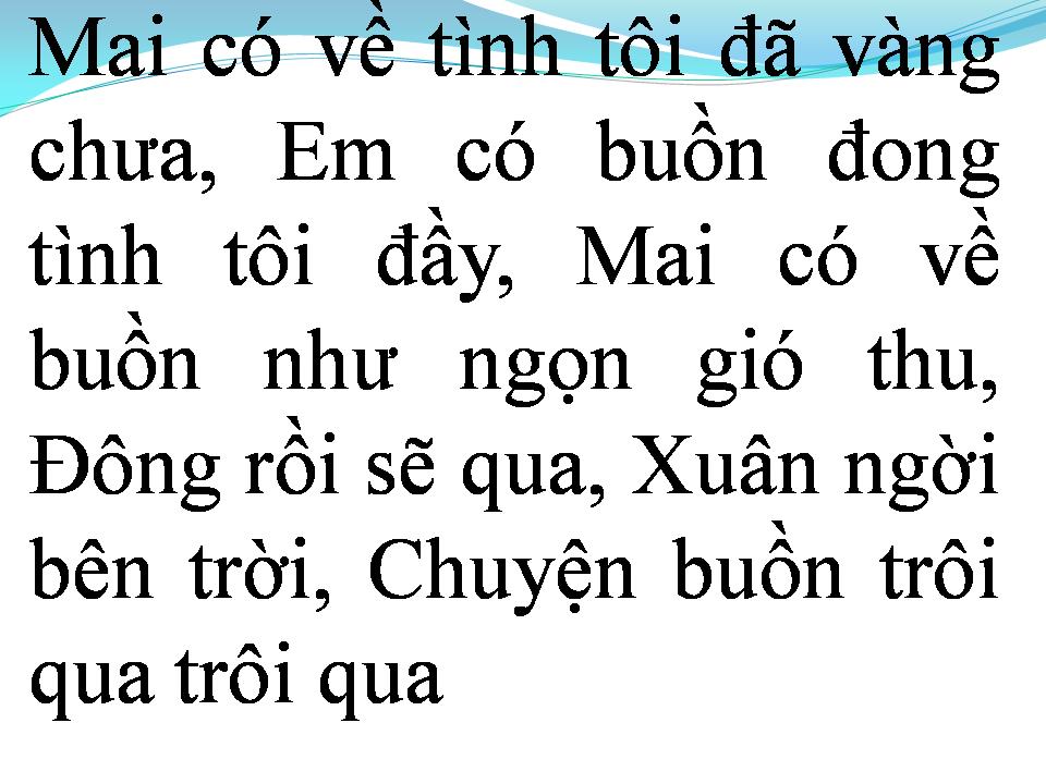 Lời bài hát CHIẾC LÁ VÔ TÌNH