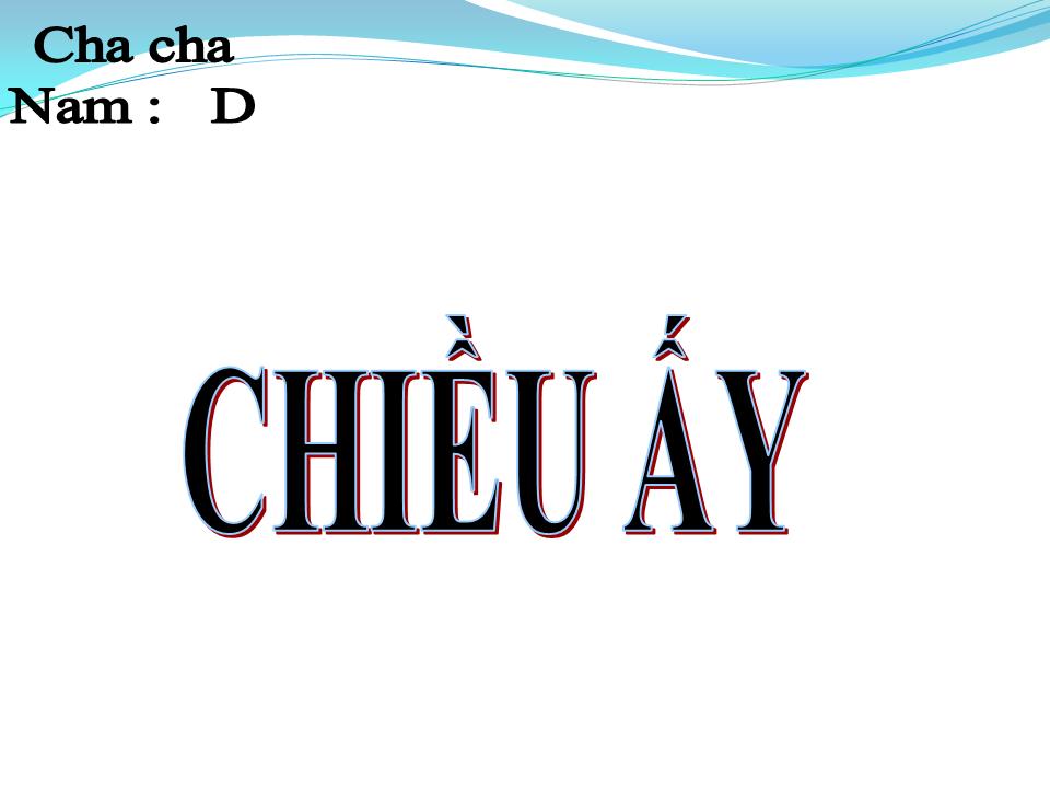 Lời bài hát CHIỀU ẤY