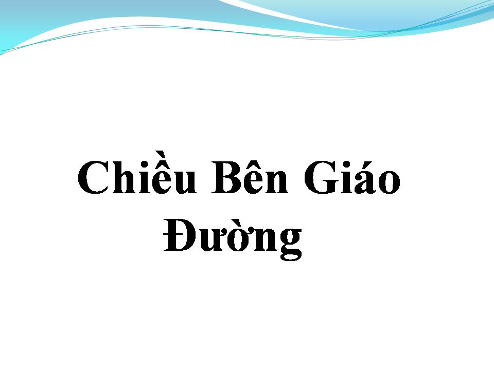 Lời bài hát CHIỀU BÊN GIÁO ĐƯỜNG