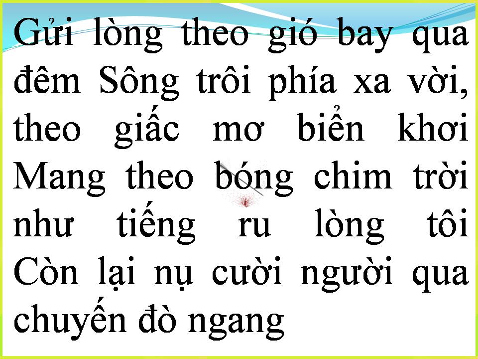 Lời bài hát CHIỀU BÊN KIA SÔNG