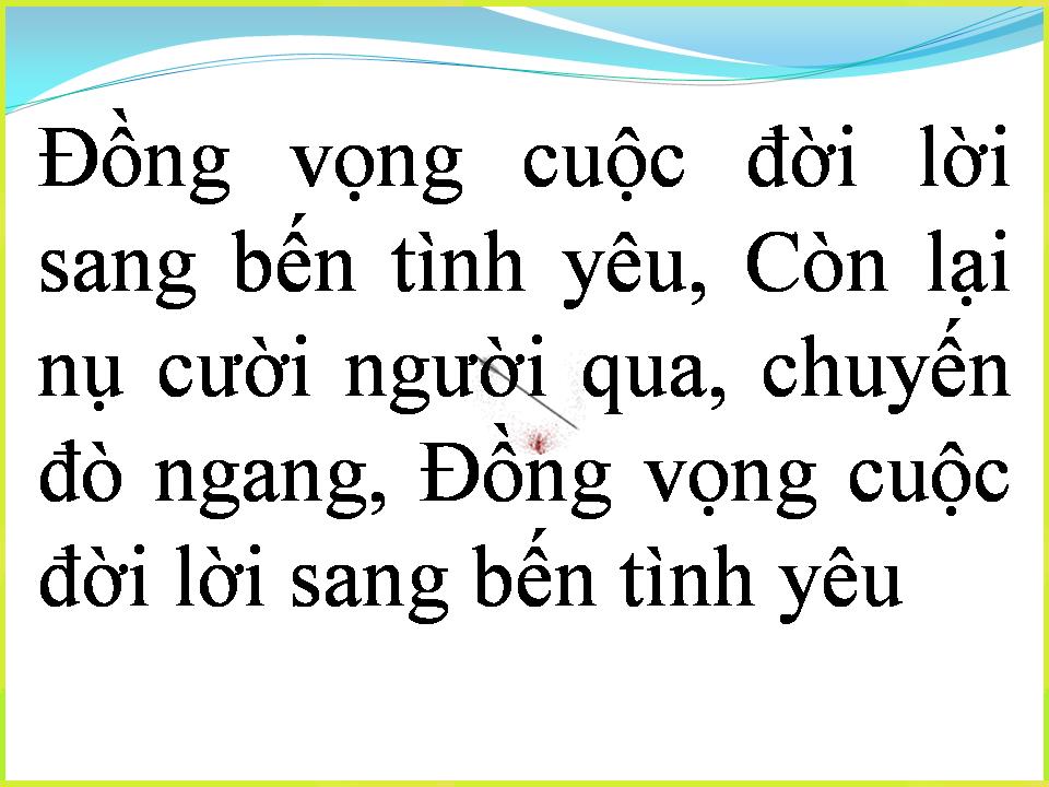 Lời bài hát CHIỀU BÊN KIA SÔNG